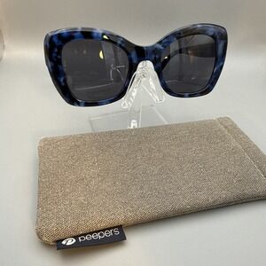 PEEPERS, AUTHENTIC MARIPOSA, BLUE TORTOISE, OVERSIZED  SUN READERS BIFOCAL +1.00